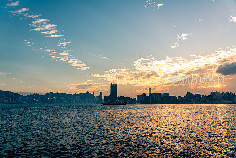 维多利亚港，九龙，香港