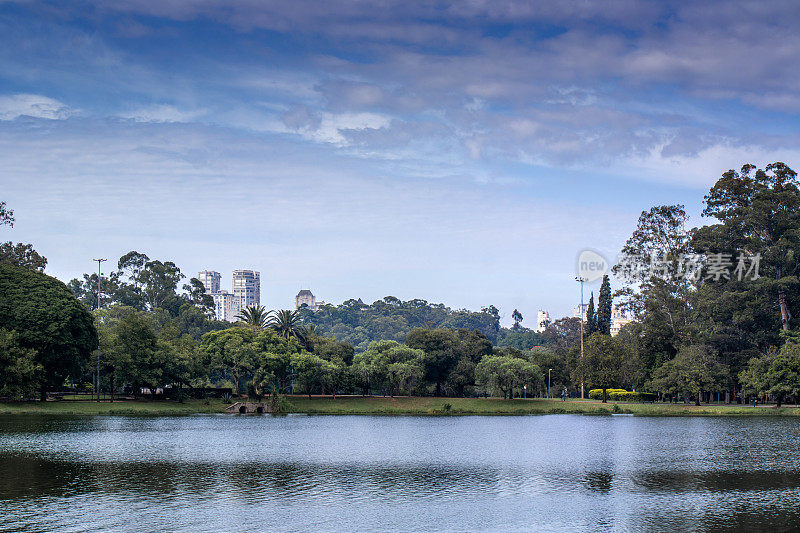 Ibirapuera公园。圣保罗的主要公共公园