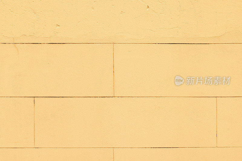 黄色混凝土墙的一部分
