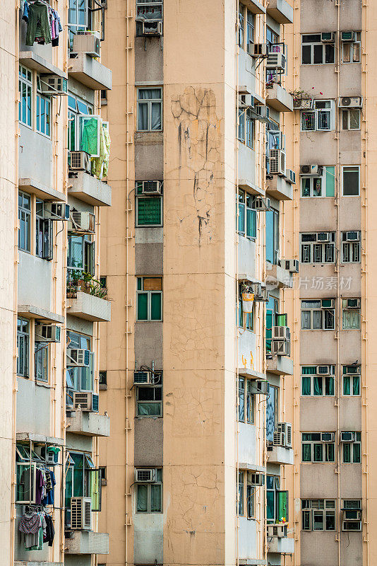 现代建筑的外观。构建抽象的背景