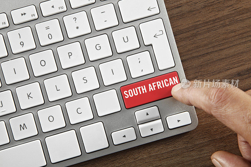 “南非”按钮
