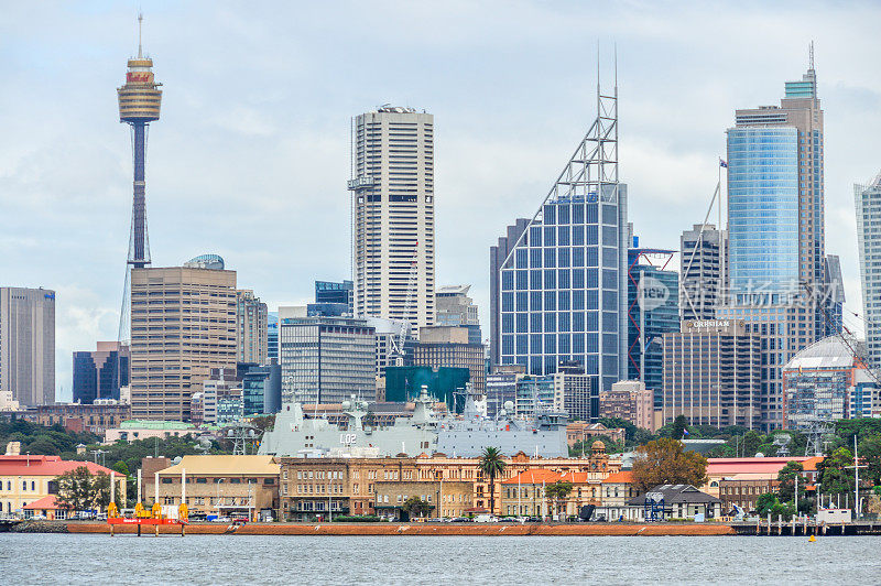 悉尼城市景观和天际线