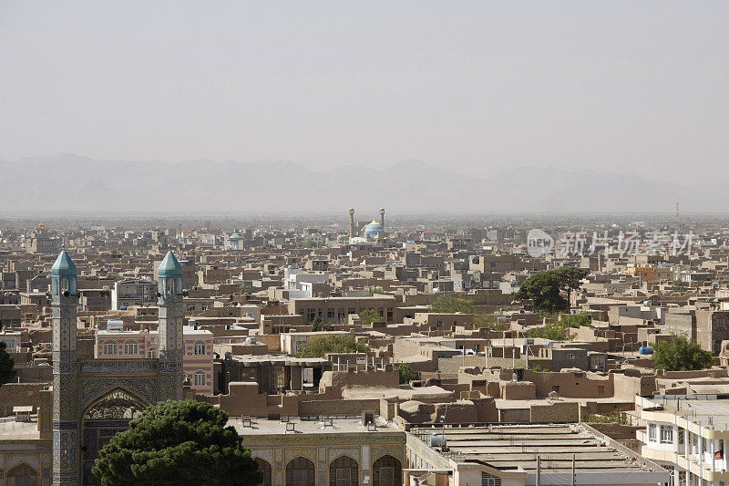 老赫拉特全景，阿富汗