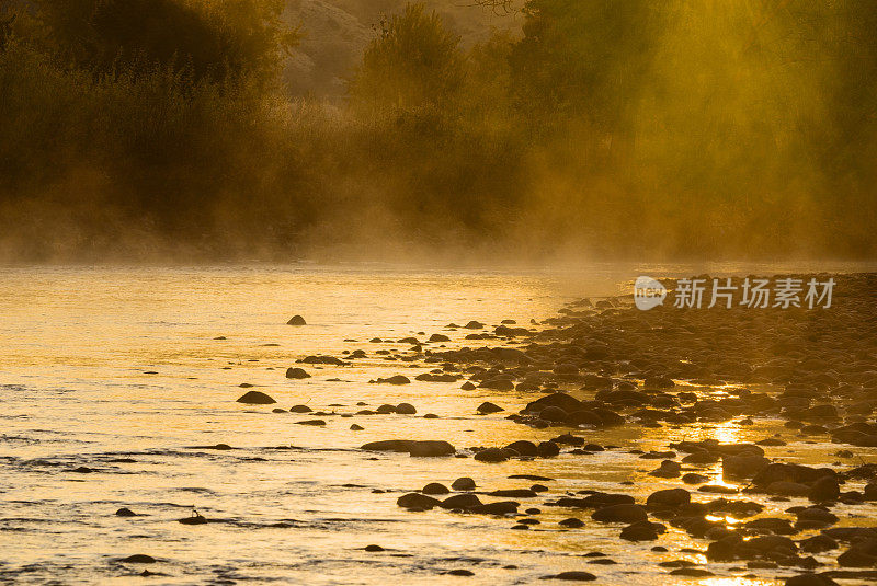 博伊西河秋天的早晨