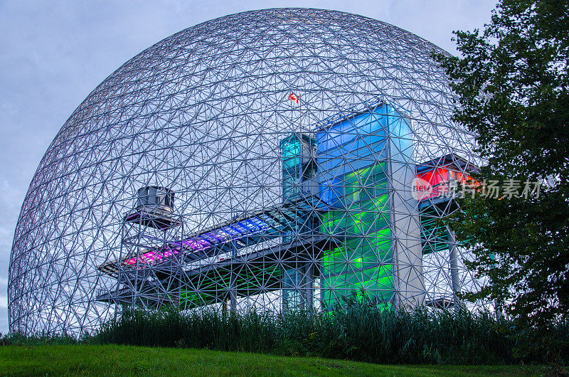 生物圈结构，蒙特利尔，魁北克，加拿大，博物馆，未来