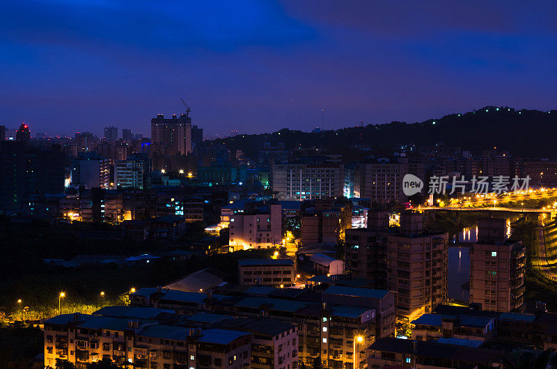 台北的城市夜景