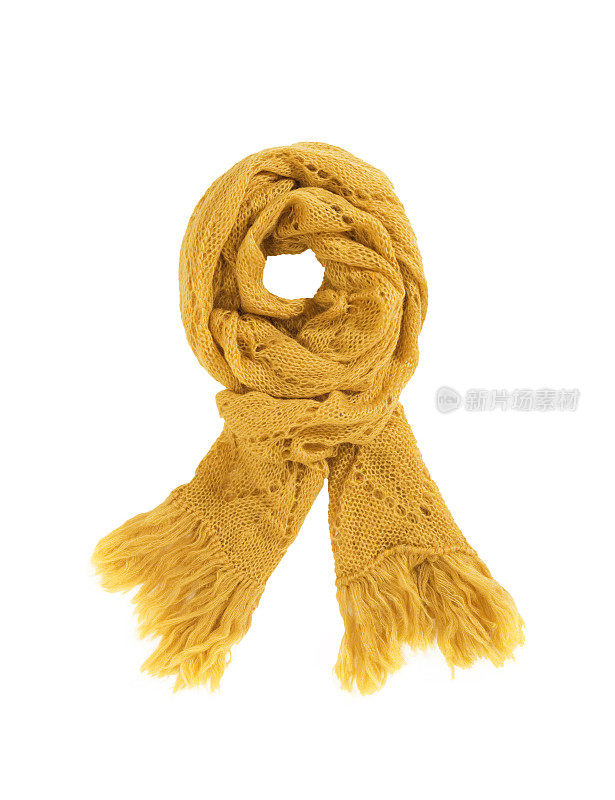 黄色的围巾