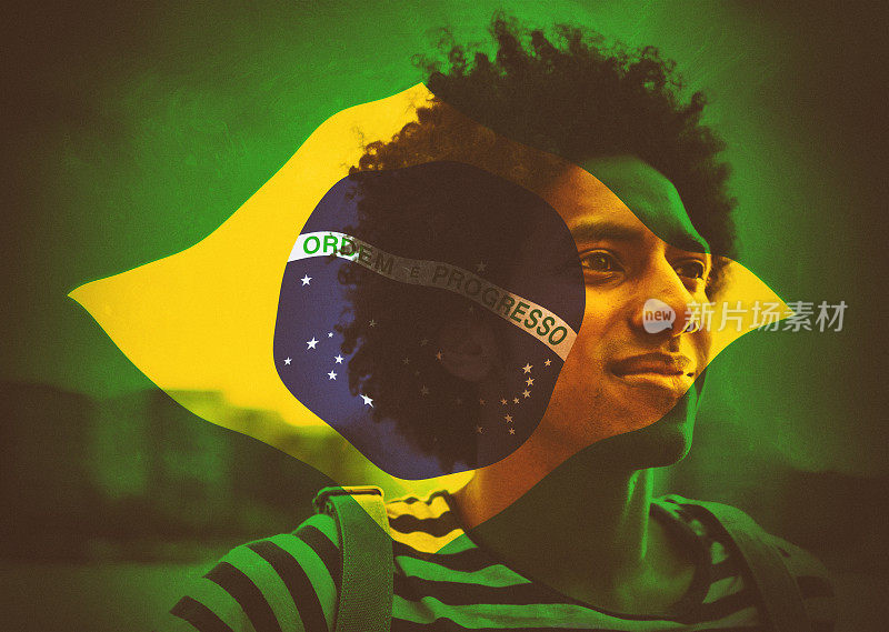 巴西人举旗