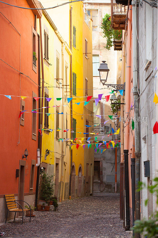 意大利的典型小巷