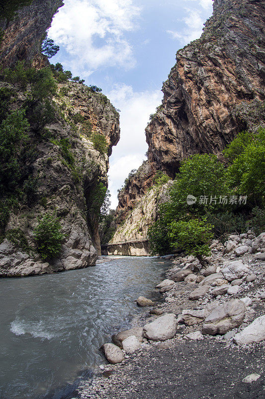 萨克里肯特峡谷费蒂耶土耳其