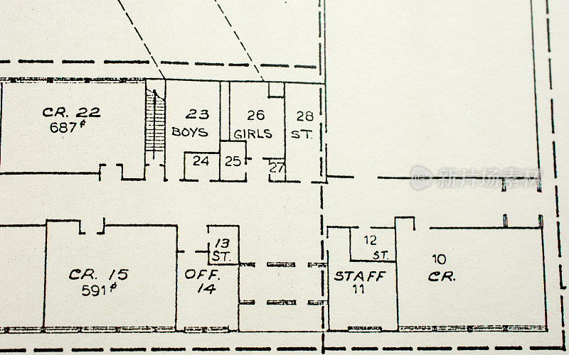 学校建筑图则1955
