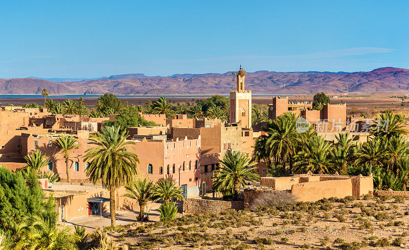 摩洛哥中南部城市瓦尔扎扎特的建筑