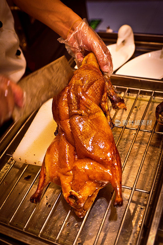 北京烤鸭的制作