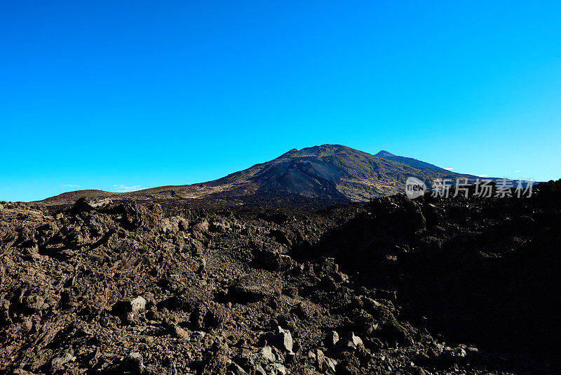 特内里费山脉的火山景观