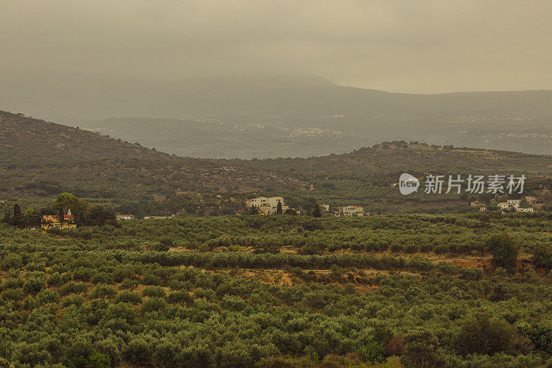 克里特岛丘陵地貌