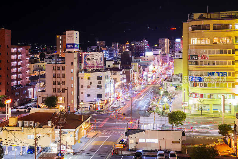 别府之夜，日本