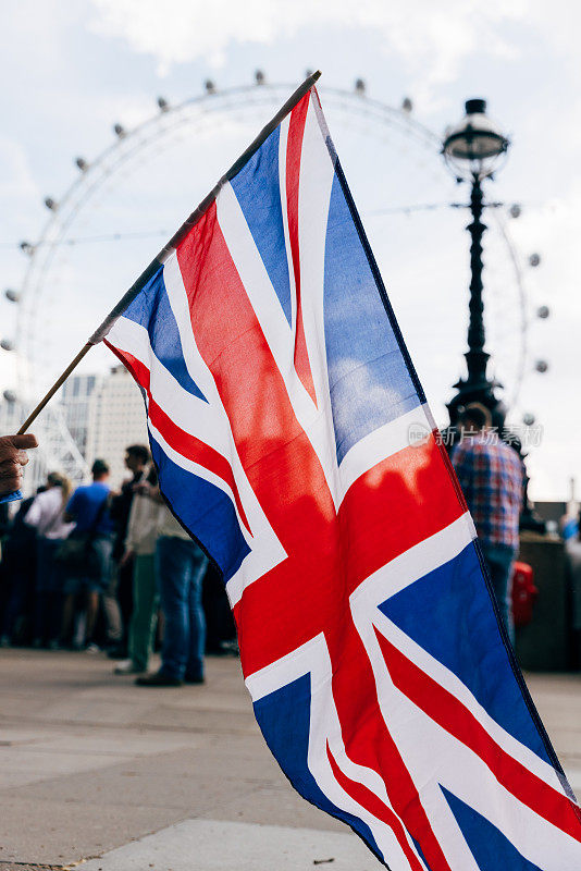 伦敦街头联合国旗白金周年庆典