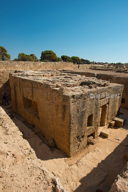 塞浦路斯帕福斯的国王陵墓考古遗址