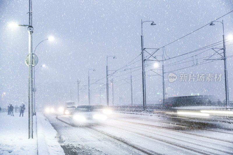 雪景交通