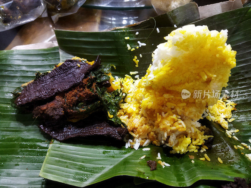 卡波饭配牛肉干