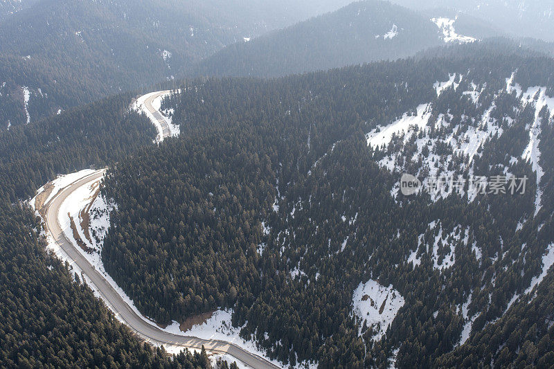 伊嘎孜山国立公园鸟瞰图