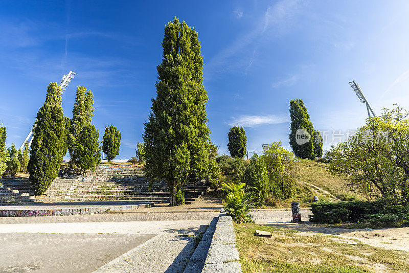 在柏林的Mauerpark