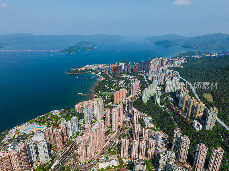 香港马鞍山的居民大厦