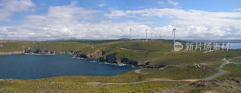 A海岸风电场Coruña，西班牙