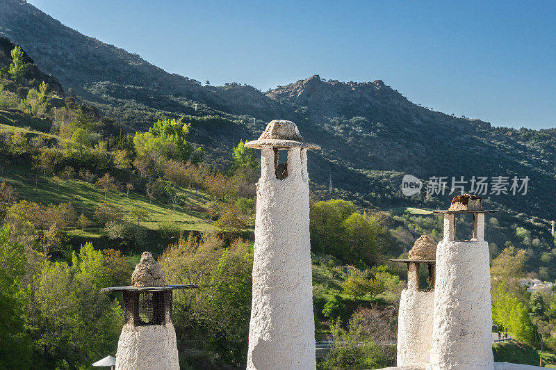 西班牙内华达山脉的典型烟囱