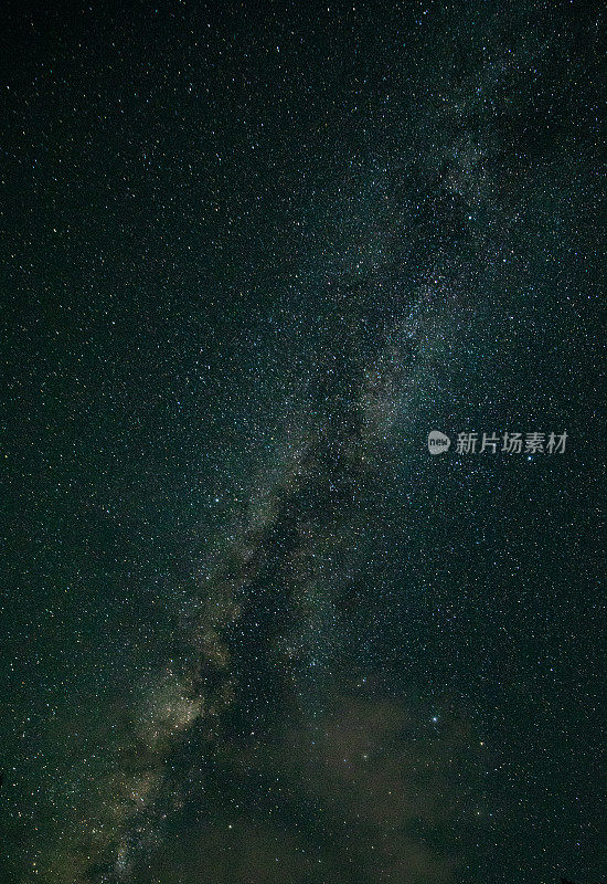 夜银河系背景