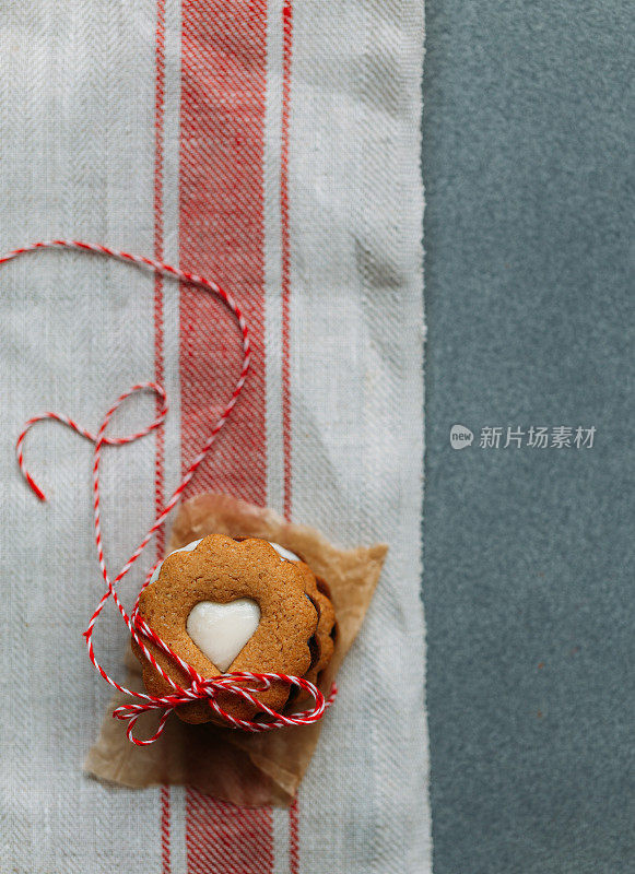 作为圣诞礼物的饼干