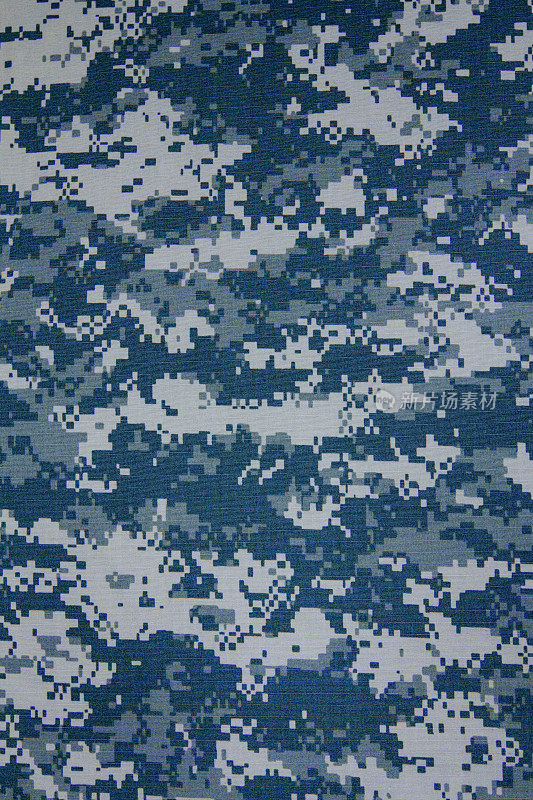 美国海军数字迷彩面料纹理背景