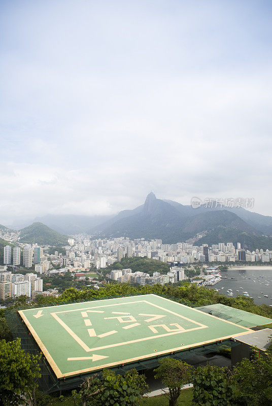 舒格洛夫山直升机停机坪，巴西里约热内卢