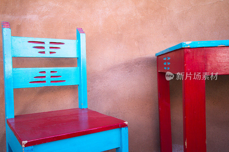 圣达菲风格:多彩的乡村门户(门廊)家具