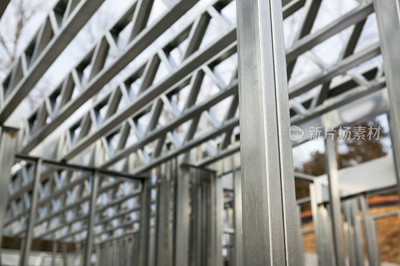 金属房屋框架钢墙立柱和楼板搁栅