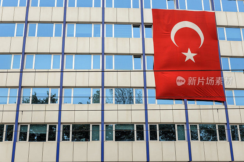 土耳其国旗,Instanbul,土耳其