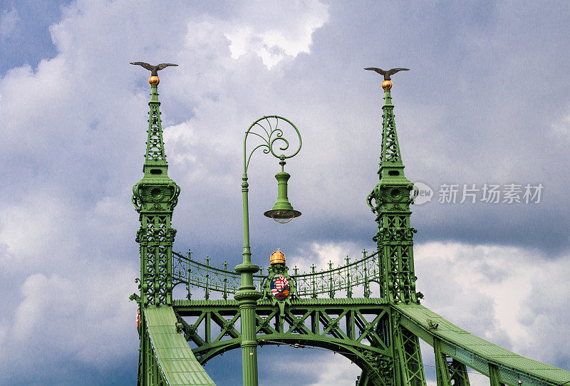 自由Bridge-Budapest-Detail