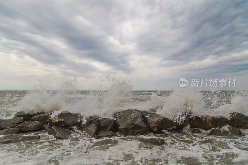 海滩、级、意大利