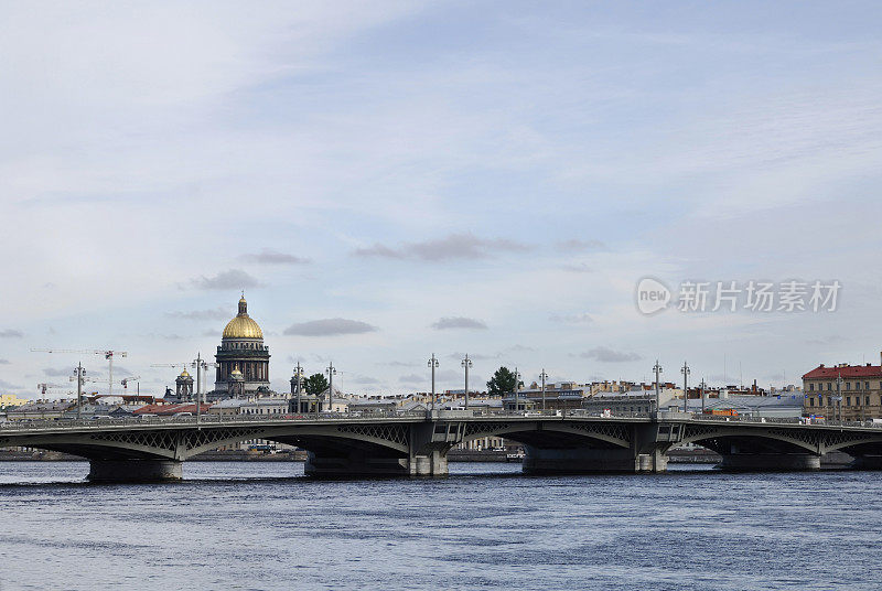 俄罗斯圣彼得堡的城市景观