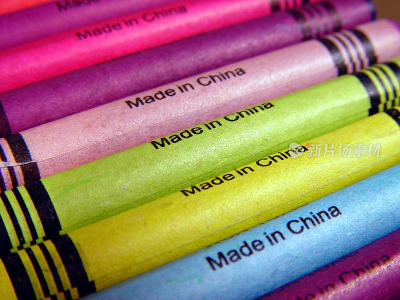 中国制造的蜡笔