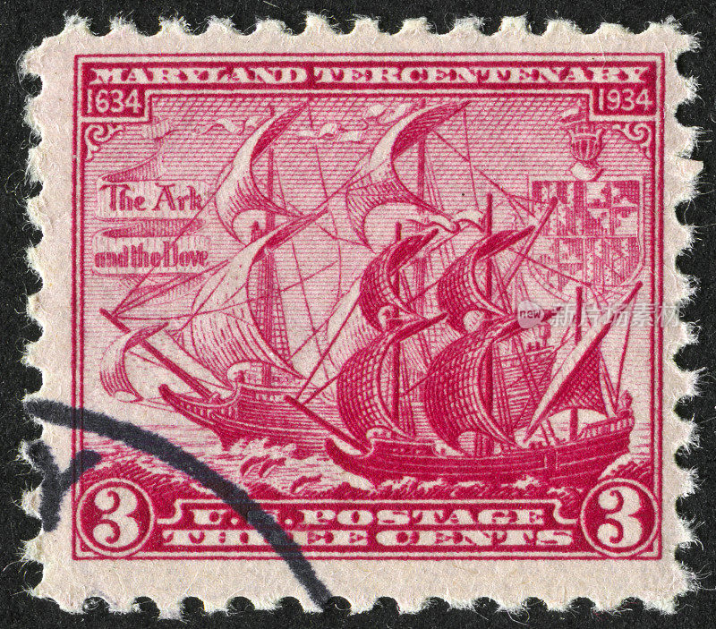 马里兰周年庆祝邮票
