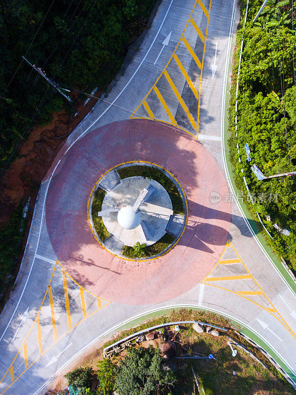 泰国的蜿蜒道路