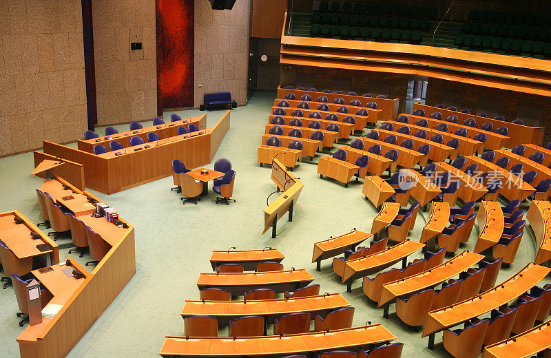 荷兰议会的全景图是空的
