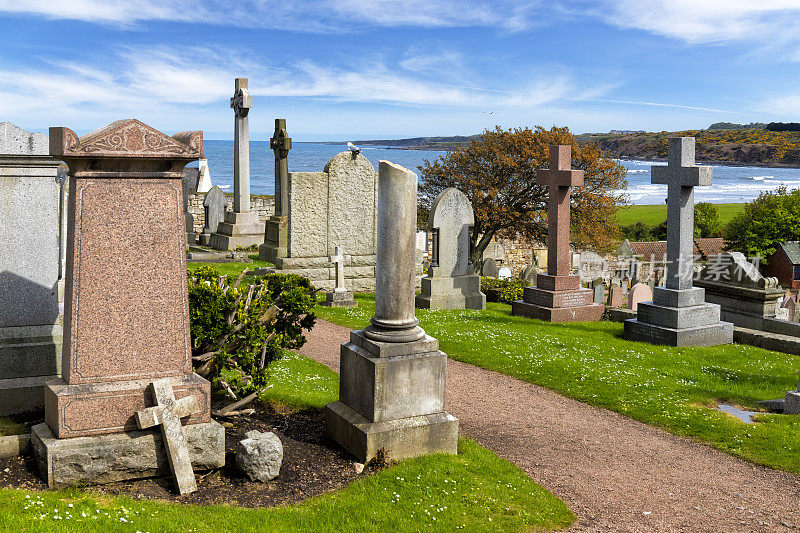 圣安德鲁斯老墓地，法夫，苏格兰，英国