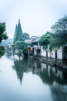 中国南浔古镇沿河民居