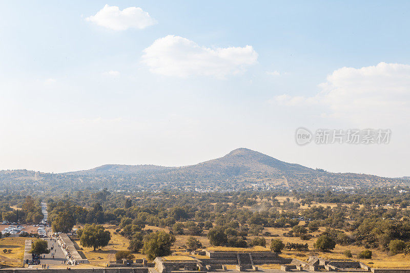 特奥蒂瓦坎金字塔和废墟，墨西哥城