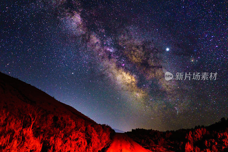 土路银河银河夜