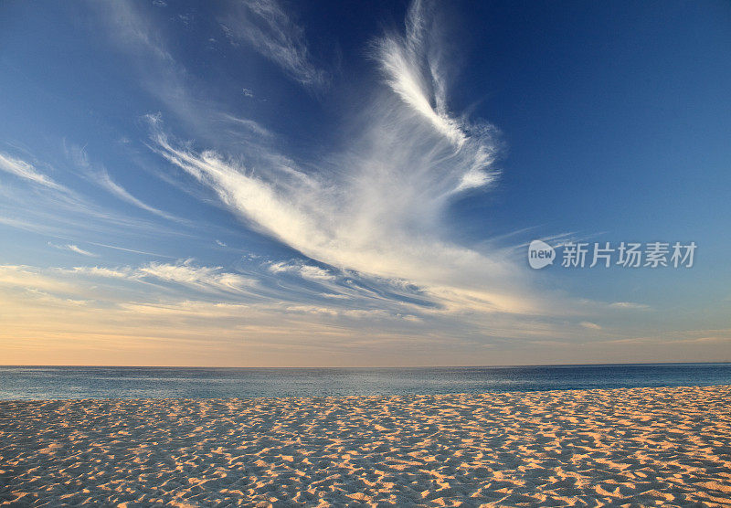 墨西哥空旷的海滩