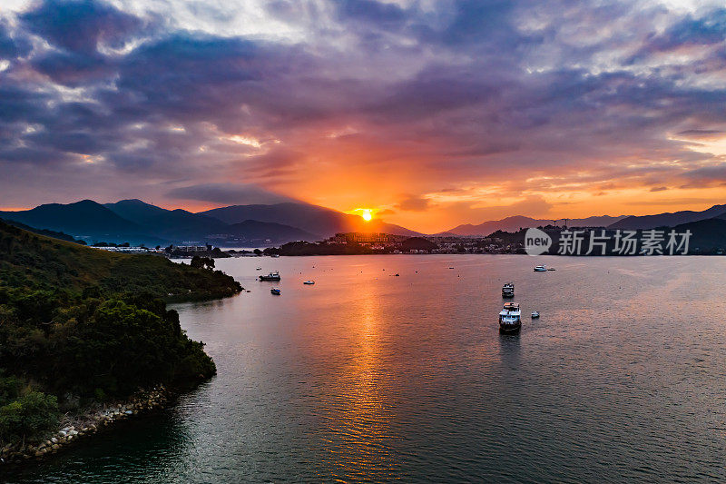 香港大美督宁静的湖