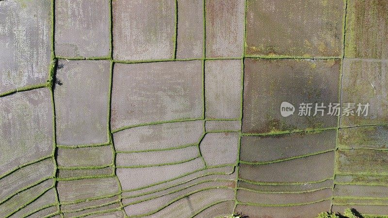 热带岛屿鸟瞰图